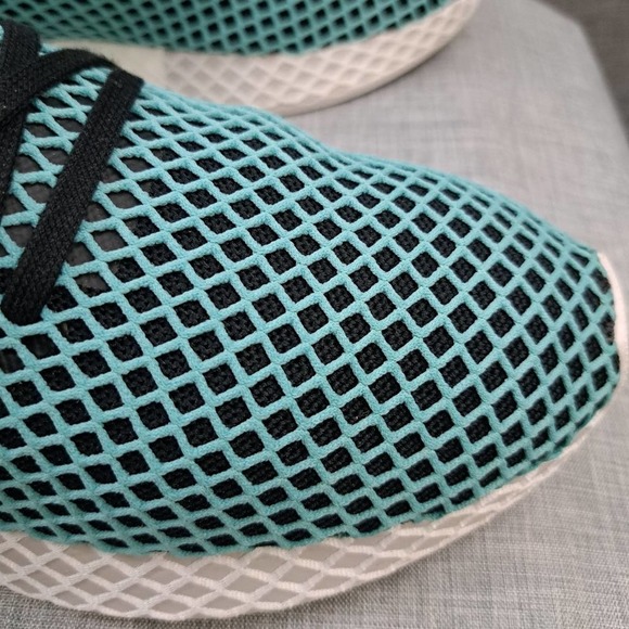 %Adidas Original Parley Shoe 13 Blue Mens Deerupt / A 51